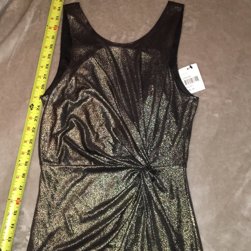 Gold sexy dress